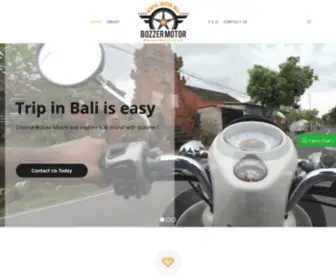 Bozzermotor.com(Rental Scooter in Bali) Screenshot