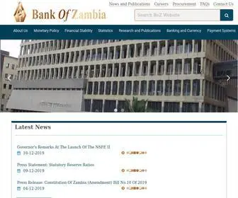 Boz.zm(Bank of Zambia) Screenshot