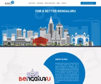Bpac.in(Bangalore Political Action Committee A Non) Screenshot