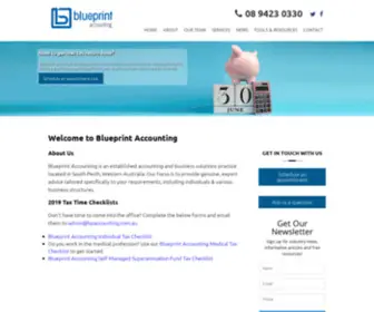 Bpaccounting.com.au(Blueprint Accounting) Screenshot