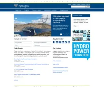 Bpa.gov(Bonneville Power Administration) Screenshot