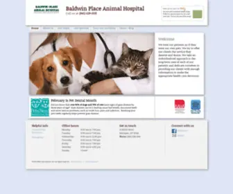 Bpahvet.com(Baldwin Place Animal Hospital) Screenshot