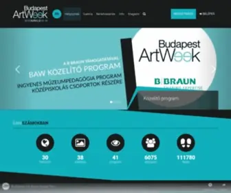 Bpartweek.hu(Főoldal) Screenshot