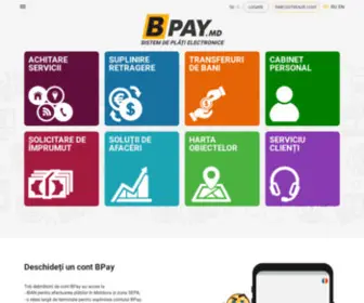Bpay.md(Система онлайн платежей BPAY) Screenshot