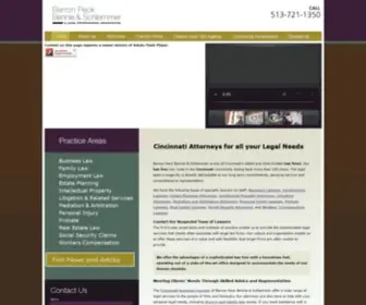 BPBslaw.com(Attorneys Cincinnati) Screenshot