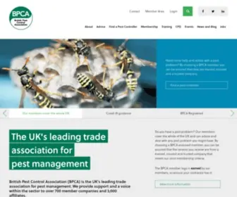 Bpca.org.uk(The British Pest Control Association (BPCA)) Screenshot