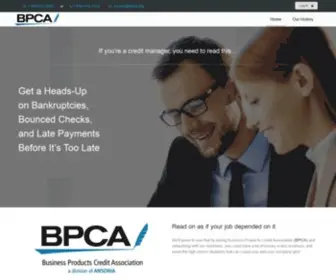 Bpca.org(We'll prove to you that by joining Business Products Credit Association (BPCA)) Screenshot