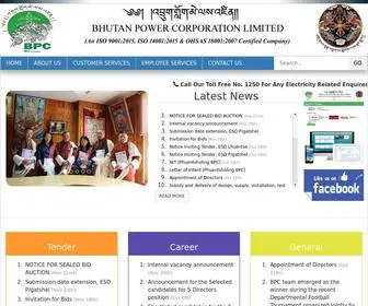 BPC.bt(Bhutan Power Corporation Limited Bhutan Power Corporation Limited) Screenshot