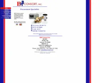 Bpconsort.com(Your Source for Industrial Supplies Procurement) Screenshot