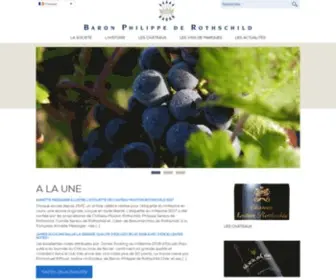 BPDR.com(Baron Philippe de Rothschild) Screenshot