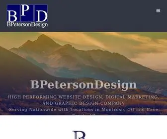 Bpetersondesign.com(Website Design Company) Screenshot