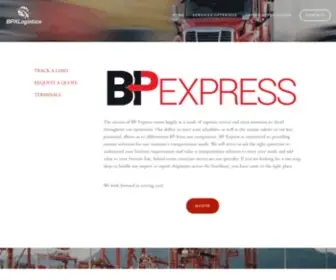 Bpexpressinc.com(BPX Logistics) Screenshot