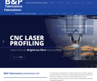 Bpfabs.co.uk(B&P Fabrications Leicester) Screenshot