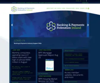 Bpfi.ie(Banking & Payments Federation Ireland) Screenshot