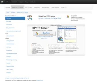 BPFTpserver.com(BPFTP Server is a powerful Windows SFTP Server supports SFTP (FTP over SSH)) Screenshot