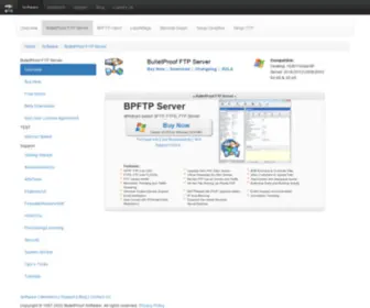 BPFTpserver.com(BulletProof FTP Server from BPFTP) Screenshot