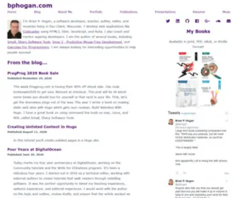 Bphogan.com(I’m Brian P. Hogan) Screenshot
