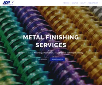 Bpifinishing.com(For All Metal Finishing and Inspection Needs) Screenshot