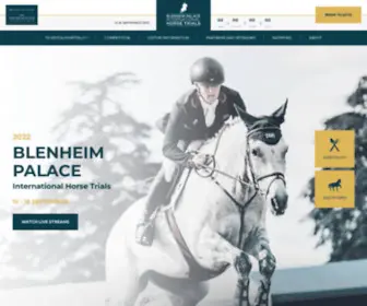 Bpiht.co.uk(Blenheim Palace International Horse Trials) Screenshot