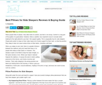 Bpillow.com(Best Pillows for Side Sleepers Reviews 2021) Screenshot