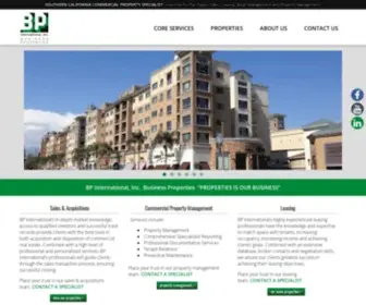 Bpinternational.net(Business Properties International) Screenshot