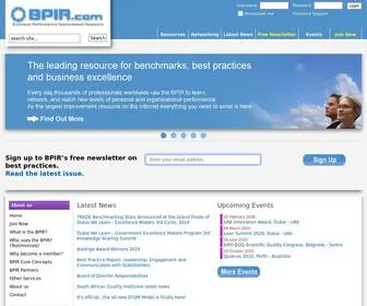 Bpir.com(Benchmarking for best practice) Screenshot