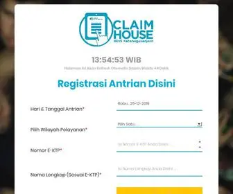 BPJSTK-Layananprima.com(Claim House V.1 BPJS Ketenagakerjaan) Screenshot