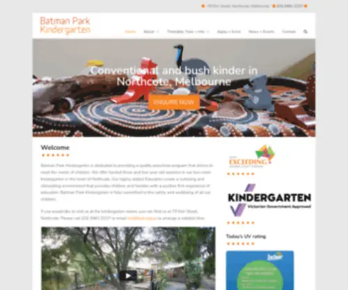 BPK.org.au(Batman Park Kindergarten) Screenshot