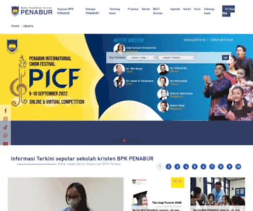 BPkpenaburjakarta.or.id(Sekolah Kristen BPK PENABUR Terbaik & Favorit di Jakarta) Screenshot