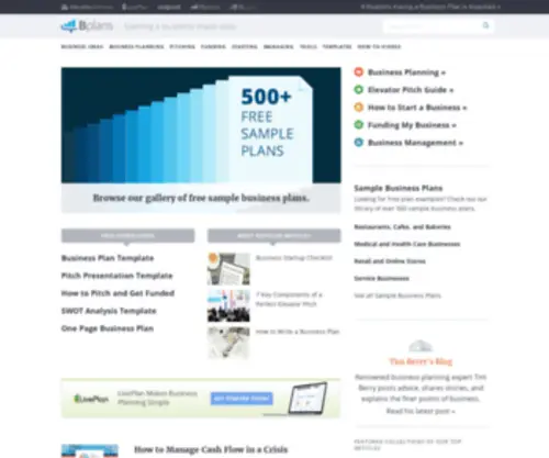 Bplans.co.uk(Free Sample Business Plans and UK Business Plan Software) Screenshot
