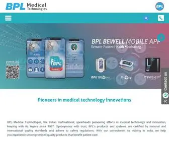 BPlmedicaltechnologies.com(Medical Equipment Manufacturing Company) Screenshot