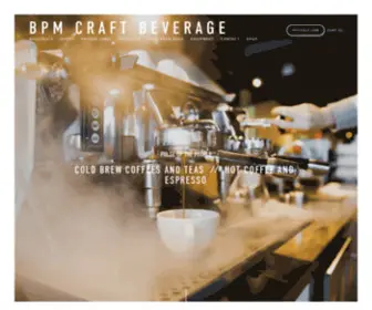 BPMcraftbeverage.com(BPM Craft Beverage) Screenshot