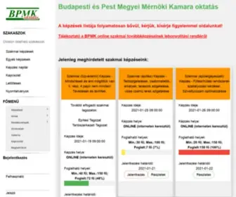 BPMK-Oktatas.hu(Mérnök) Screenshot