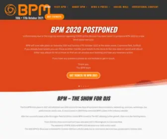 BPMshow.co.uk(The Show for DJs) Screenshot