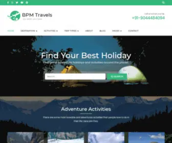 BPMtravels.com(Do what you love) Screenshot