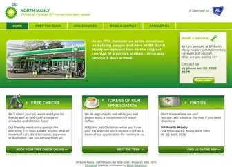 Bpnorthmanly.com.au(BP North Manly car service mechanic repairs wash) Screenshot