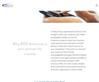 Bpoamerican.com(BPO American) Screenshot
