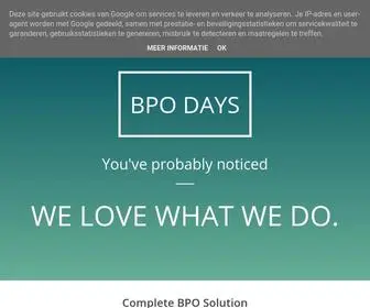 Bpodays.com(BPO DAYS) Screenshot