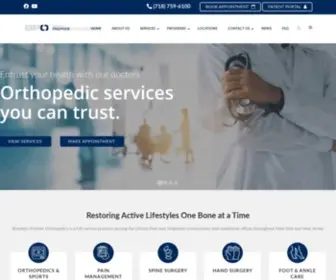 Bportho.com(Brooklyn Premier Orthopedics) Screenshot