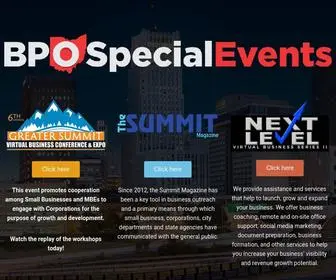 Bpospecialevents.com(Black Pages Ohio) Screenshot