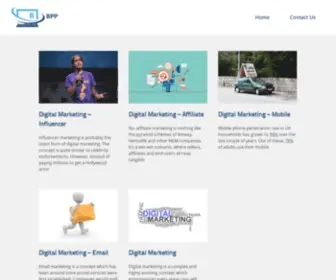 BPP.org.uk(Lesser known types of digital marketing) Screenshot