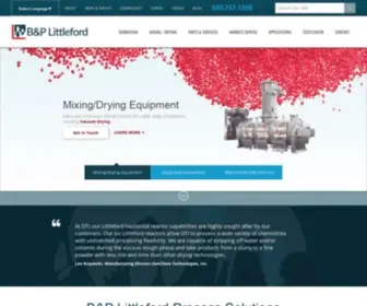 BPprocess.com(Manufacturer of Mixers) Screenshot