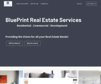 Bpresnv.com(BluePrint Real Estate Services) Screenshot