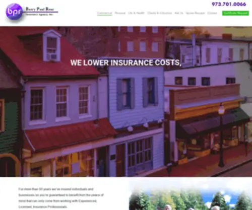 Bprins.com(We Lower Insurance Costs) Screenshot