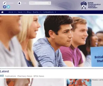 Bpsa.co.uk(The British Pharmaceutical Students' Association) Screenshot