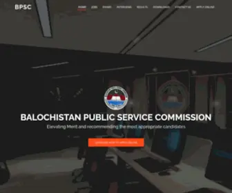 BPSC.gob.pk(BPSC Index) Screenshot