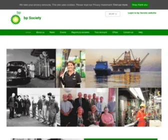 Bpsociety.co.uk(For Former BP Employees) Screenshot