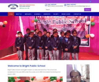 BPsrishikesh.com(Bright Public School) Screenshot