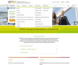 BPSW.nl(Beroepsvereniging van professionals in sociaal werk) Screenshot