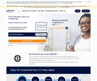 BPtdigital.co.za(Bayport Personal Loans) Screenshot